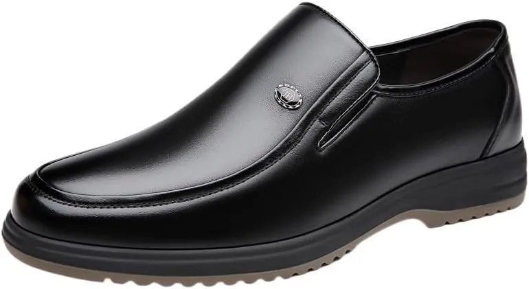 Men's Vintage Spike Dress Loafers Slip On Fashion Shoes