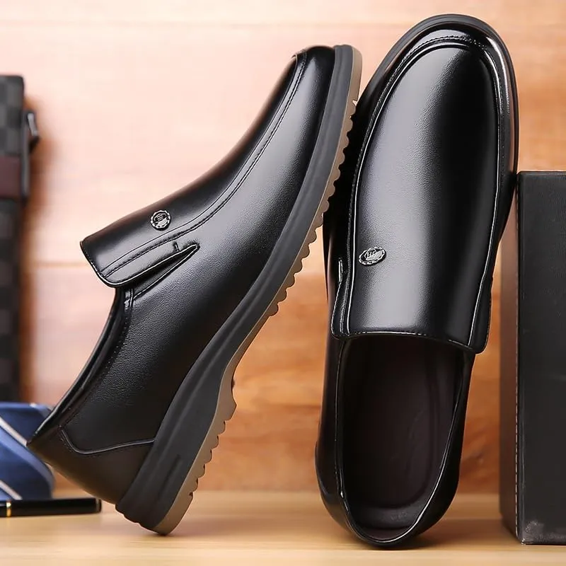 Men's Vintage Spike Dress Loafers Slip On Fashion Shoes