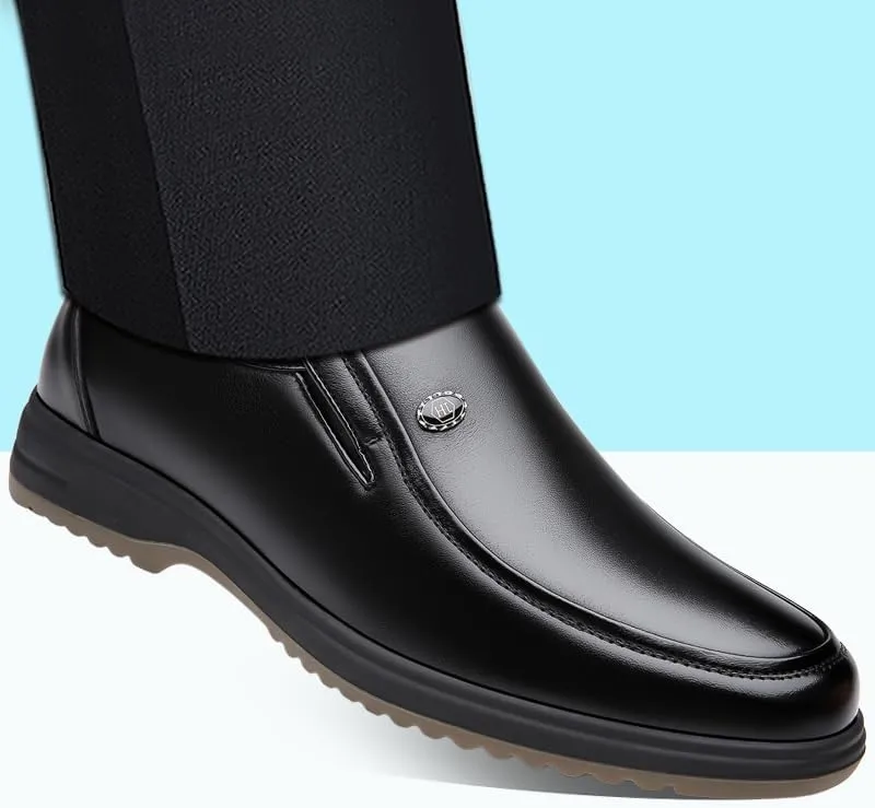Men's Vintage Spike Dress Loafers Slip On Fashion Shoes
