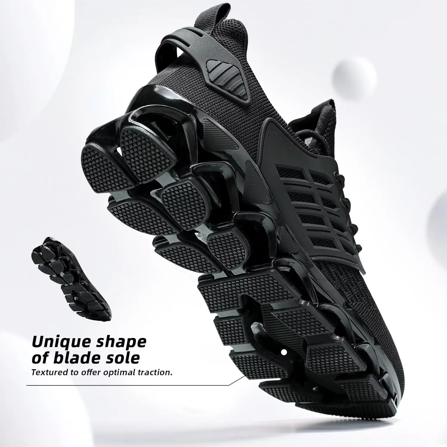 Mens Walking Shoes Slip on Blade Tennis Casual Fashion Trail Running Sneakers Comfort Non Slip Work Sport Athletic Trainers