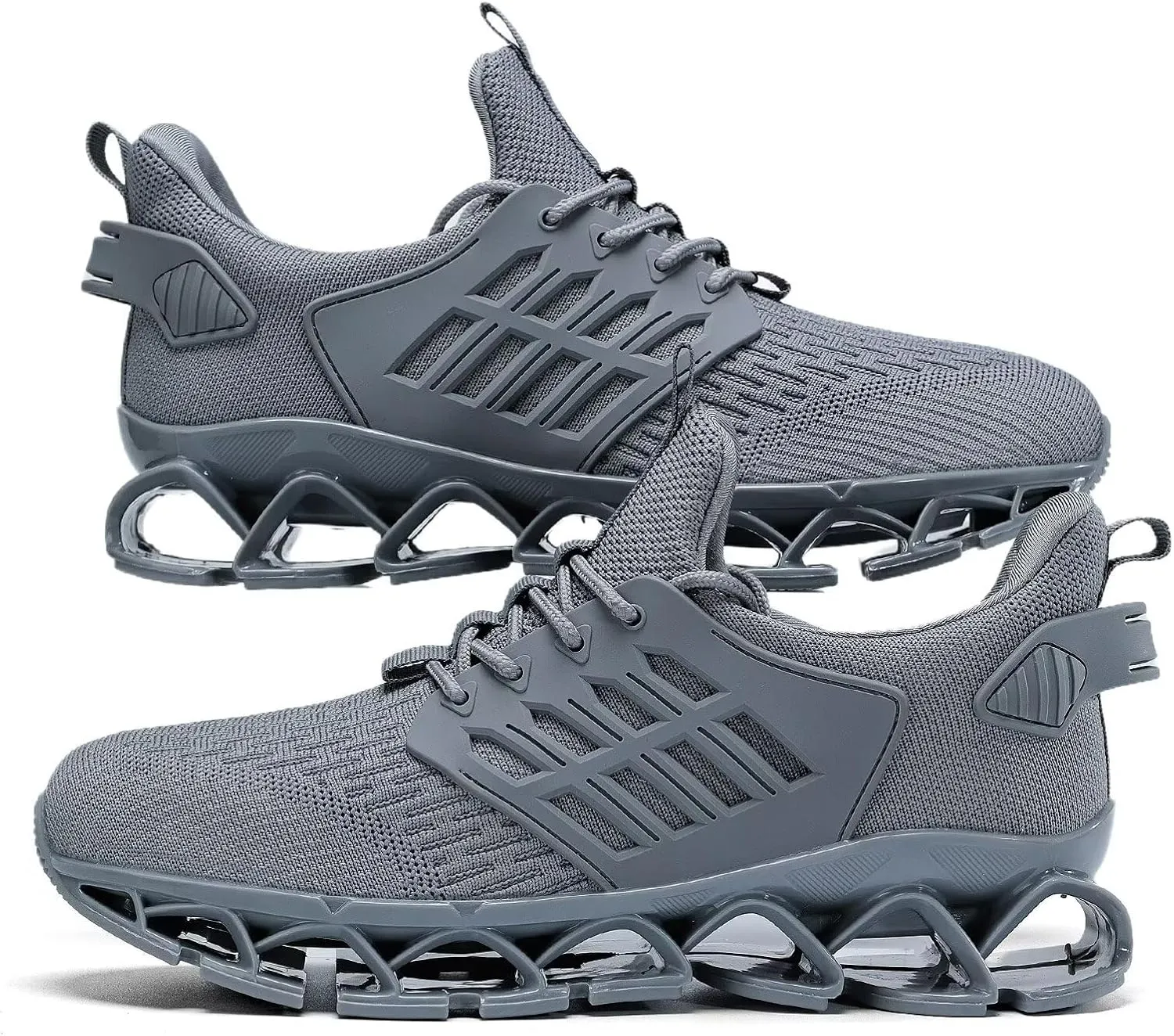 Mens Walking Shoes Slip on Blade Tennis Casual Fashion Trail Running Sneakers Comfort Non Slip Work Sport Athletic Trainers