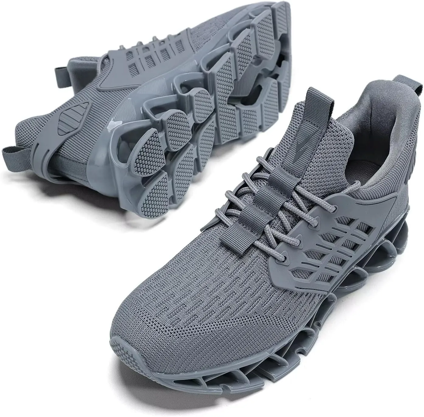 Mens Walking Shoes Slip on Blade Tennis Casual Fashion Trail Running Sneakers Comfort Non Slip Work Sport Athletic Trainers