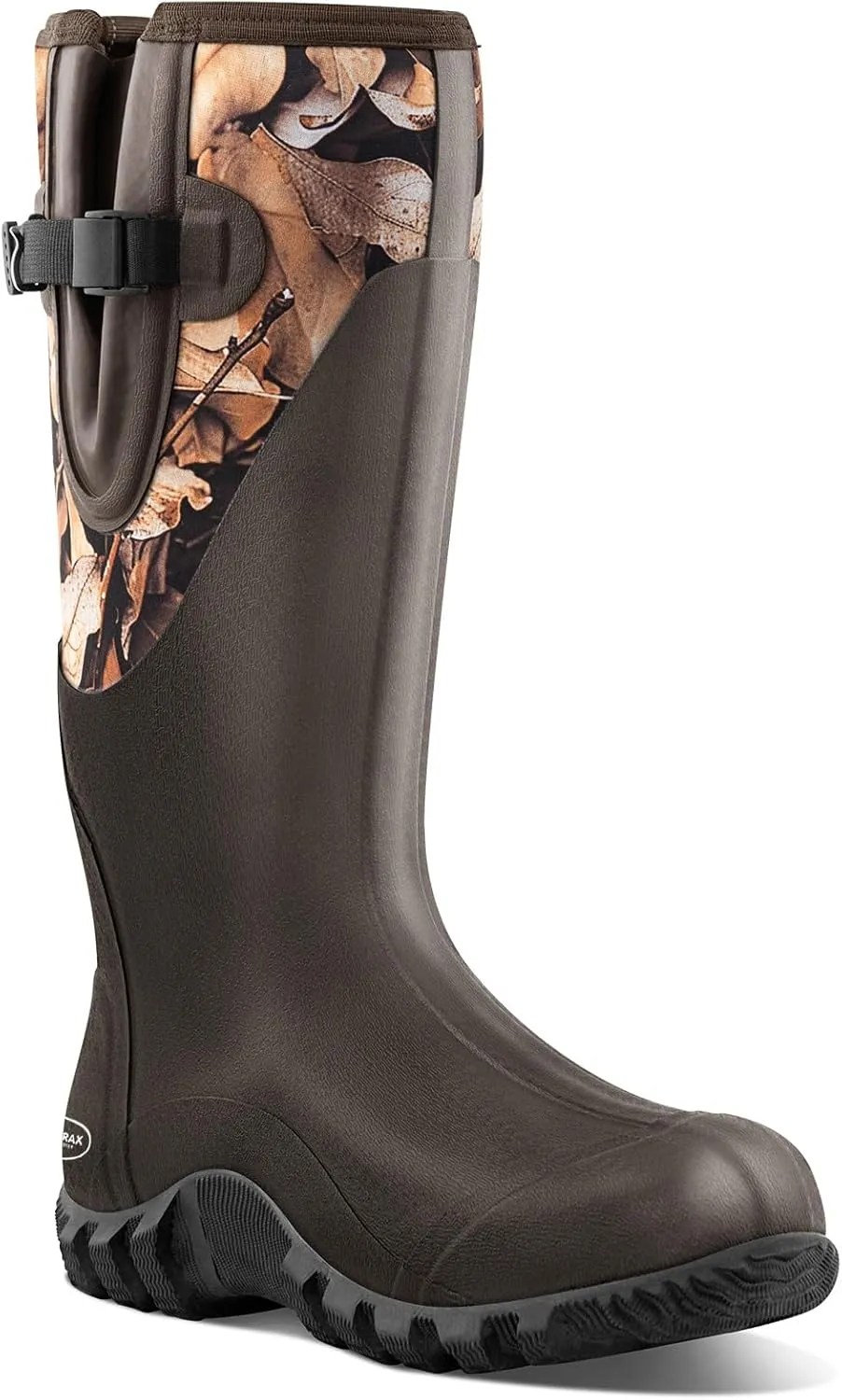 Men's Waterproof Rubber Muck Rain and Work Boot – Durable 6mm Neoprene Insulated, Ideal for Fishing Hunting & Farming