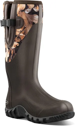 Men's Waterproof Rubber Muck Rain and Work Boot – Durable 6mm Neoprene Insulated, Ideal for Fishing Hunting & Farming