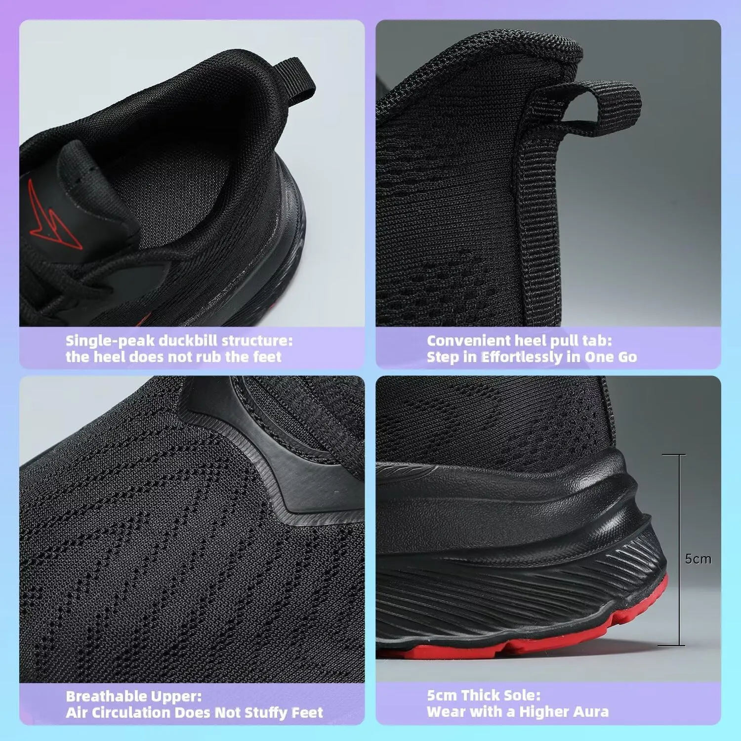 Men's Wide Toe Walking Shoes Casual Trail Running Sneakers Cross-Trainer Tennis Non Slip Athletic Gym Workout Soft Sole