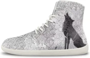 Men's Wolf Running Shoes Slip On Business Sneakers High Top Walking Gym Tennis Athletic Shoes