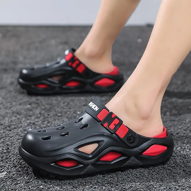 Mens Womens Clogs with Holes Unisex Garden Shoes Comfortable Arch Support Sandals Slip-On Mules Outdoor Quick-Dry Footwear for Work Beach