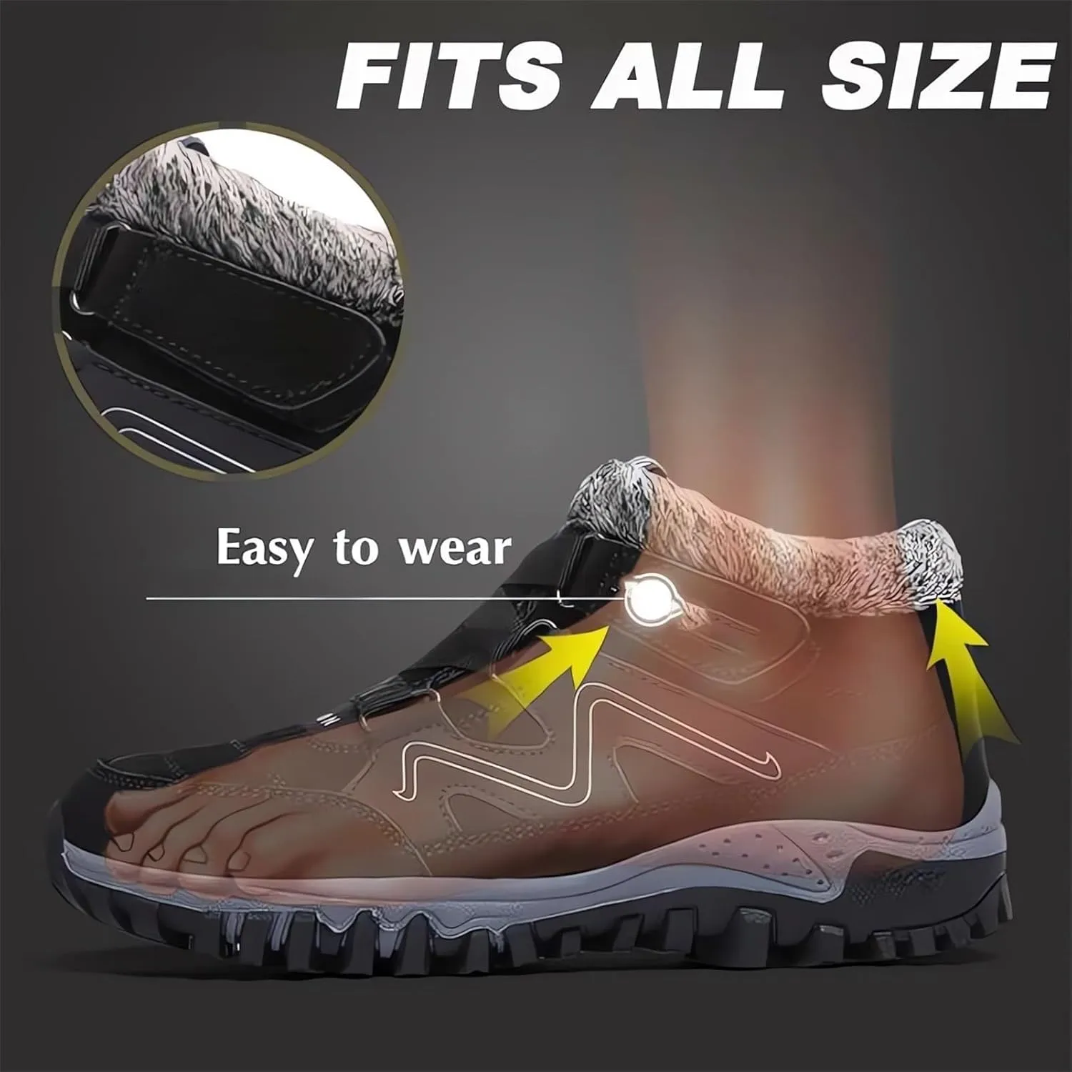 Mens Work Boots Waterproof Hiking Sneakers Shoes with Hook Loop Women's Safety Toe Shoes Comfortable Waterproof Outdoor Shoes Lightweight Hike Grounded Footwear