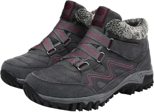 Mens Work Boots Waterproof Hiking Sneakers Shoes with Hook Loop Women's Safety Toe Shoes Comfortable Waterproof Outdoor Shoes Lightweight Hike Grounded Footwear