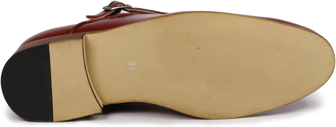 Metrocharm MC112 Men's Monk Strap Slip-On Loafers Dress Shoe