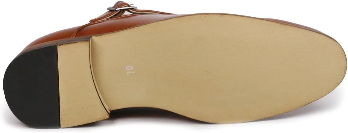 Metrocharm MC112 Men's Monk Strap Slip-On Loafers Dress Shoe