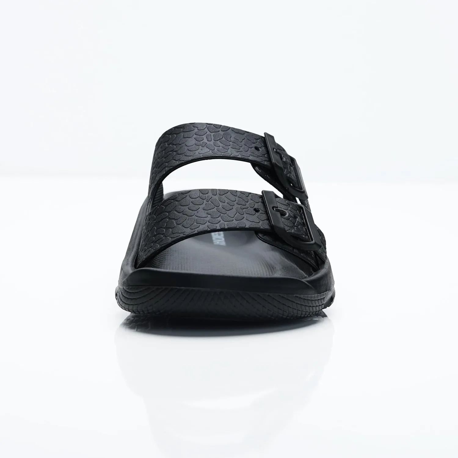 MGGMOKAY Summer Mens Slipper EVA Flat Sandals with Adjustable Buckle Straps