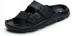 MGGMOKAY Summer Mens Slipper EVA Flat Sandals with Adjustable Buckle Straps