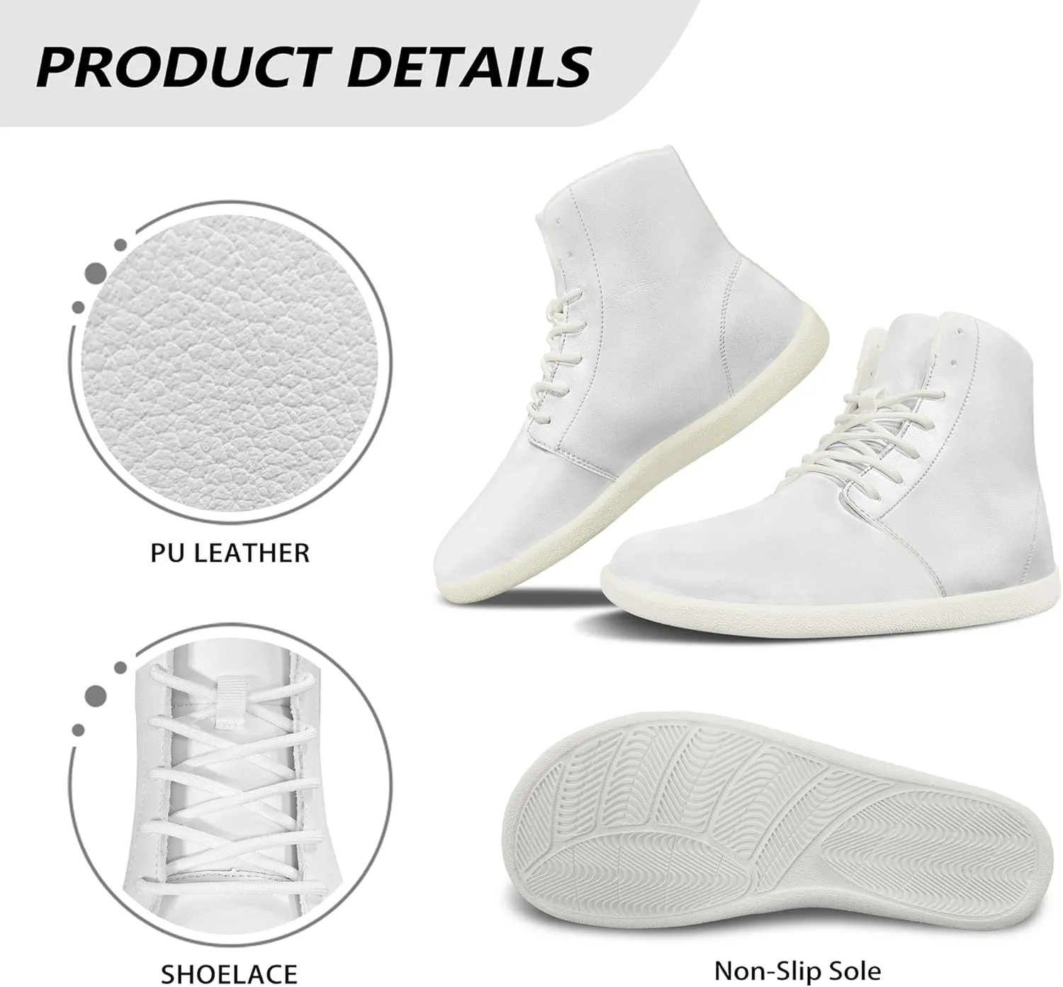 Micoklinlin Minimalist Barefoot Shoes for Women Men Novelty Waterproof Trail Running Sneaker Wide Toe Zero Drop Walking Shoes