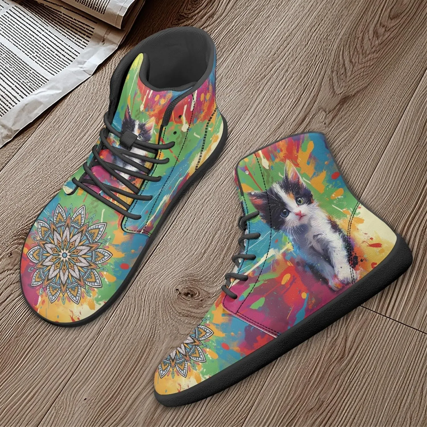 Micoklinlin Minimalist Barefoot Shoes for Women Men Novelty Waterproof Trail Running Sneaker Wide Toe Zero Drop Walking Shoes
