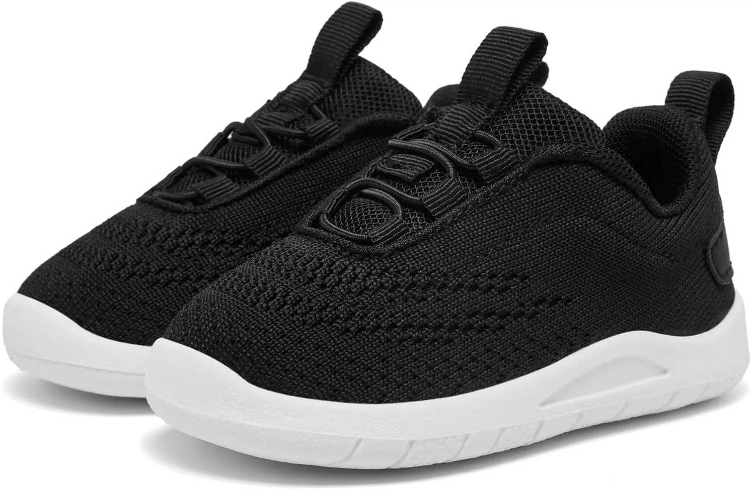 MORENDL Toddler Slip On Sneakers Baby Walking Shoes Non-Slip Breathable Unisex Pink Mesh Lace-Up Athletic Sneakers Infant Running Shoes