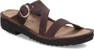 NAOT Women's Brown Haze Leather Geneva 7 B(M) US