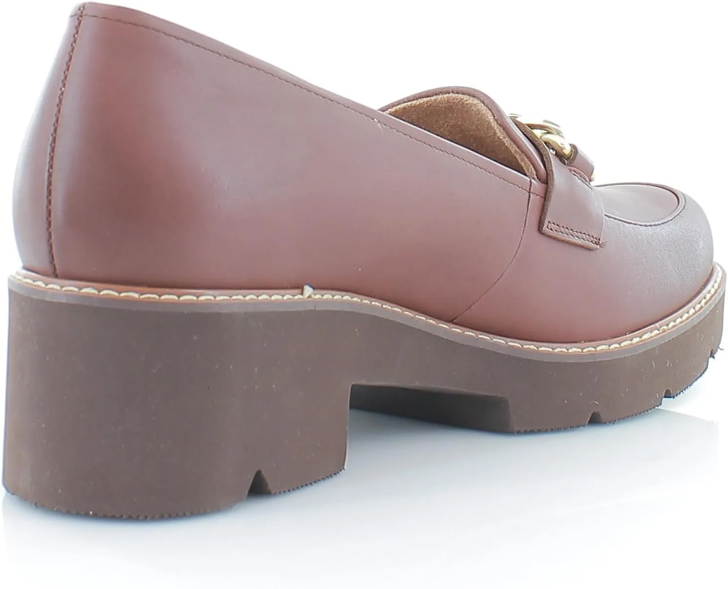 Naturalizer Women's Desi Chain Detail Lug Sole Heel Loafer