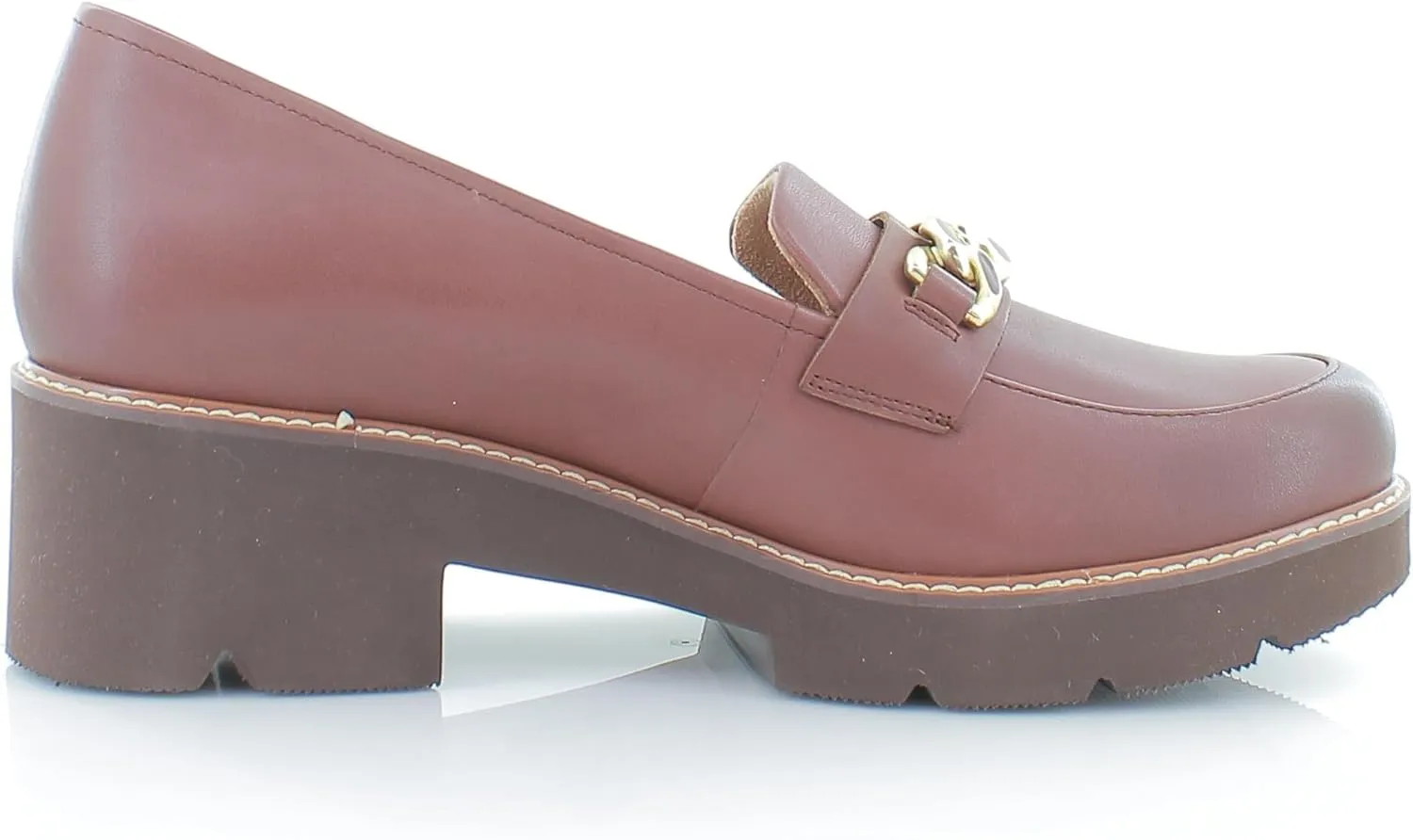 Naturalizer Women's Desi Chain Detail Lug Sole Heel Loafer