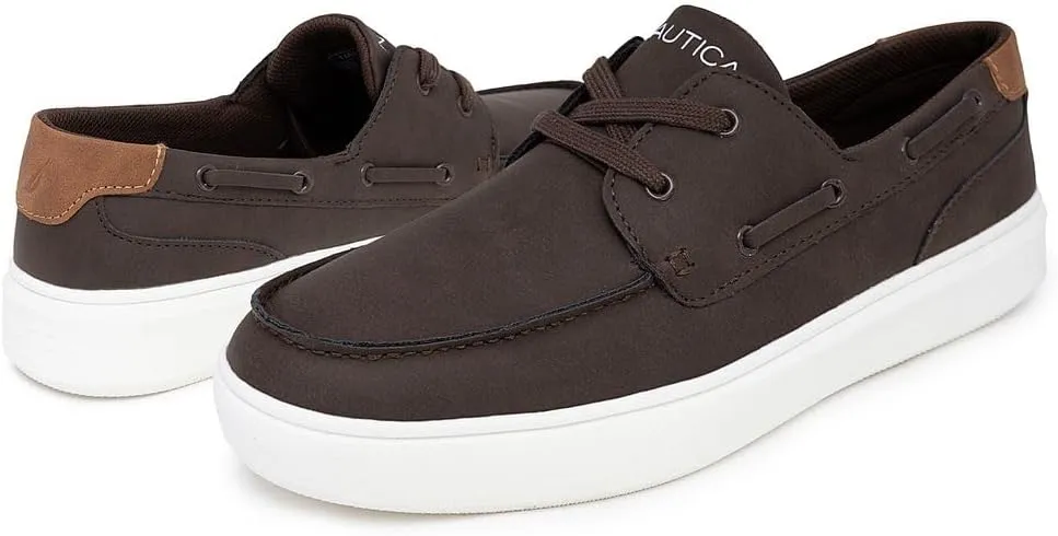 Nautica Men's Boat Shoe Casual Loafers Comfort Sneaker - Walking Moccasin (Slip-On/Lace-Up)
