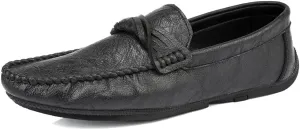 New Loafers for Men Round Toe Penny Moccasins Loafers Simple Vegan Leather Flat Heel Slip Resistant Comfortable Casual Prom Slip-on