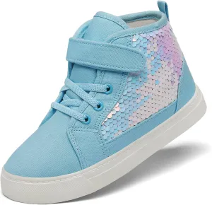 Nihaoya Baby First Walking Shoes Toddler Slip on Shoes Girls Princess Casual Sneakers Glitter Boy Running Tennis Footwear