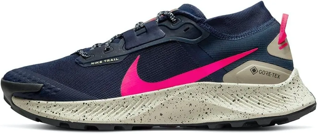 Nike Air Pegasus Trail 3 GTX Running Trainers DC8793 Sneakers Shoes (UK 8.5 US 9.5 EU 43, Obsidian Siren red Olive 401)