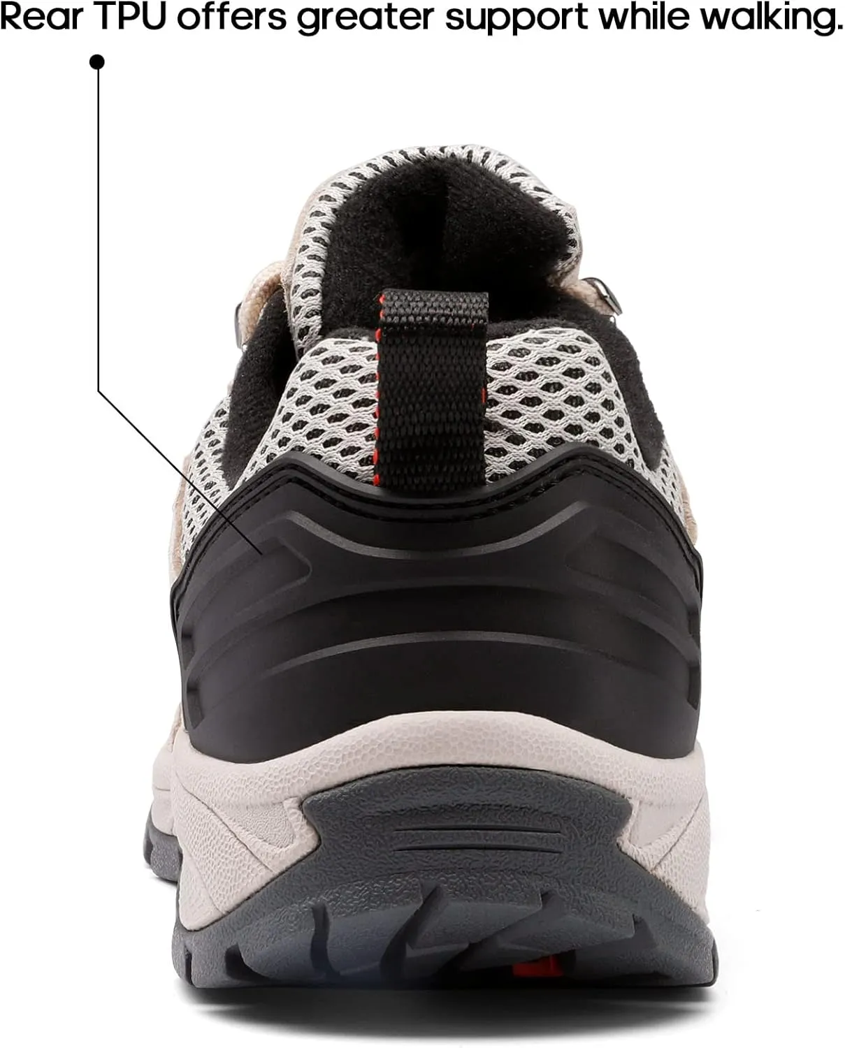 NORTIV 8 Women's Hiking Shoes Lightweight Breathable Mesh Walking Sneakers Outdoor Work Shoes