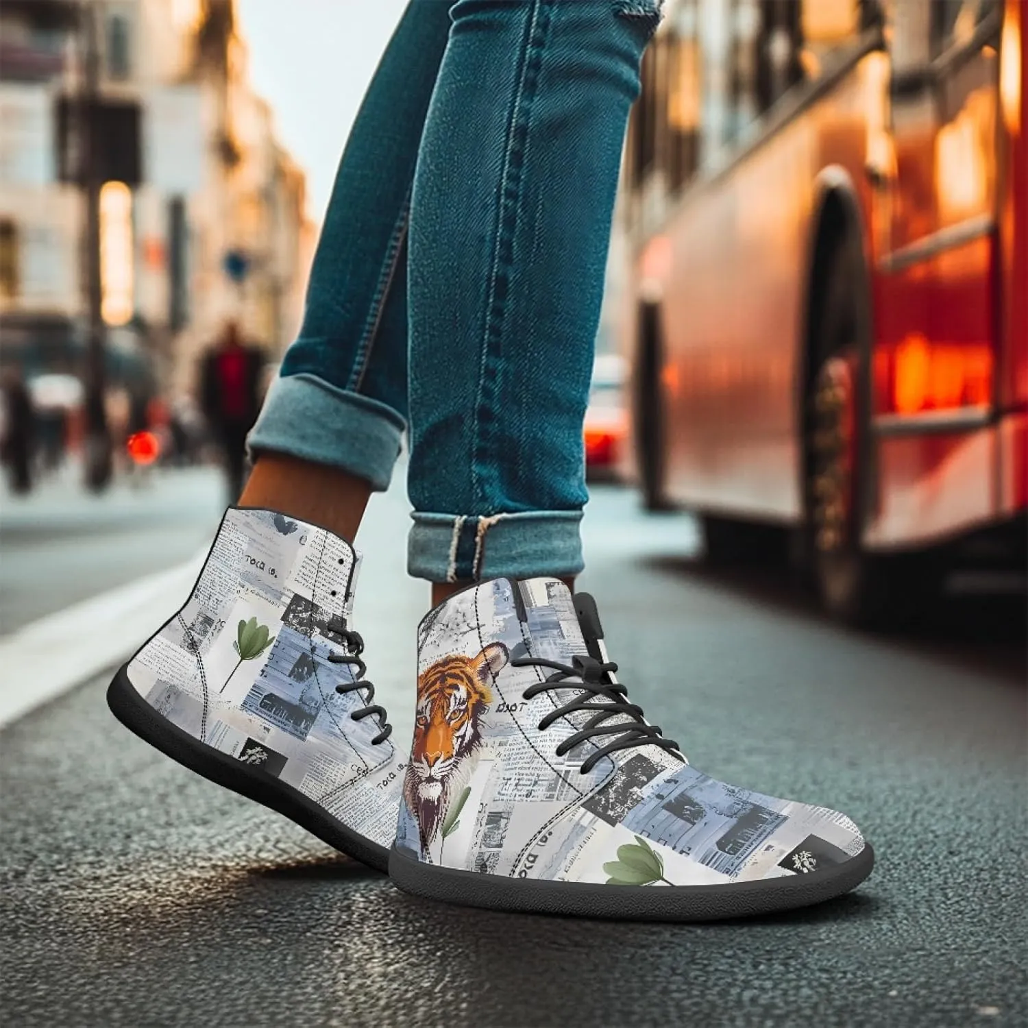 Novelty Barefoot Shoes Men's Women's PU Leather Zero Drop Sole Trail Running Flat Minimalist Sneakers Athletic Shoes