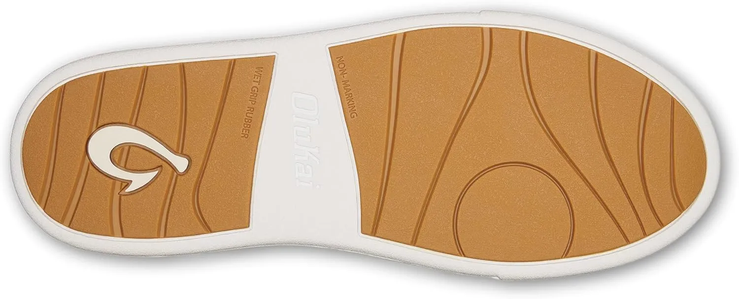 OLUKAI Kilea Women's Everyday Sneaker, Classic Lace-Up Design & Countoured Footbed, Comfort Fit & Wet Grip Rubber Soles, Durable & Supportive
