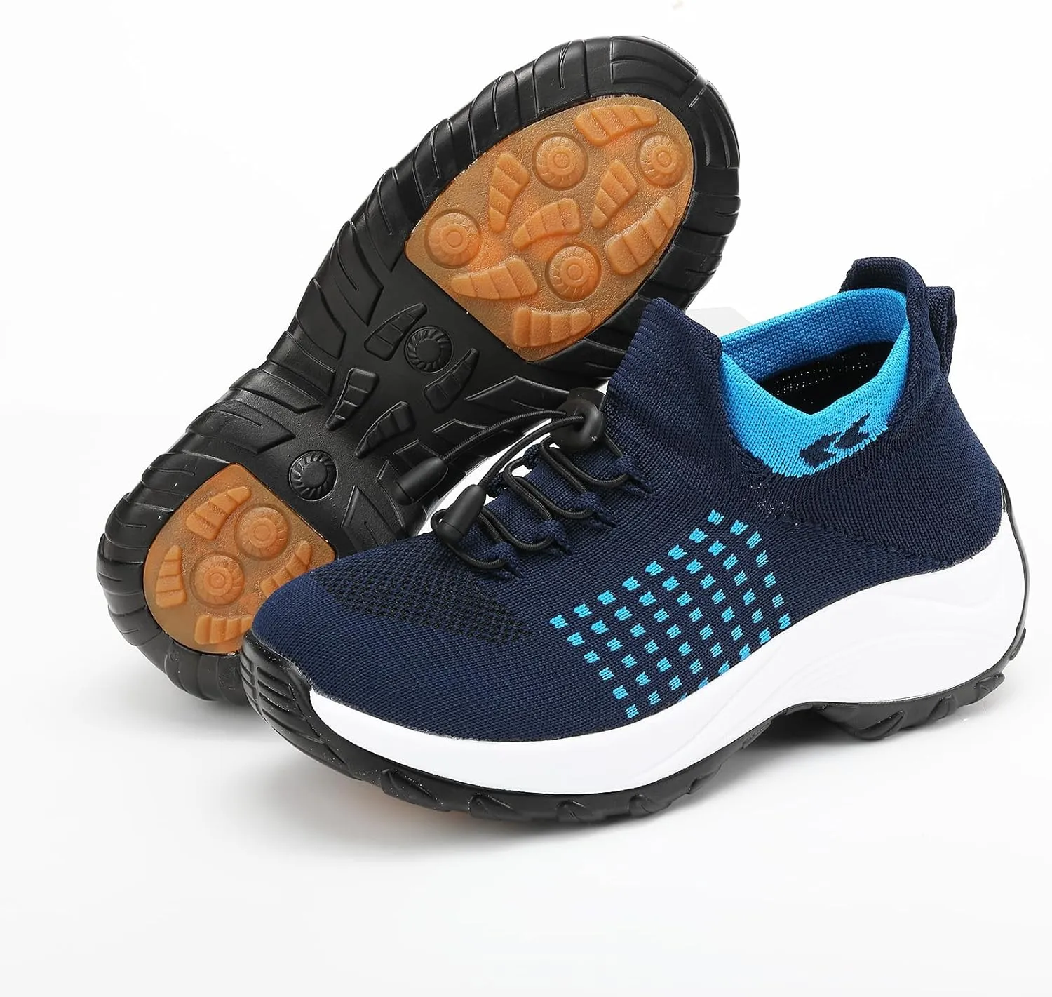 Orthopedic Shoes for Women Plantar Fasciitis,Breathable Walking Sneakers for Women,Slip on Trainers with Arch Support,Womens Air Cushion Sneakers Ortho Stretch Cushion Shoes