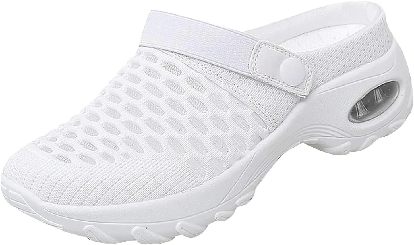 Orthopedic Shoes for Women Slip On,Air Cushion Platform Clogs Breathable Mesh Womens Mules Outdoor Walking Sandals