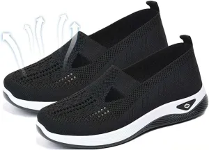 Orthopedic Shoes for Women,Women Wide Width Breathable Walking Comfortable Slip on Sneakers Orthowalk Nurse Shoes Non Slip Food Service Lightweight Sneaker