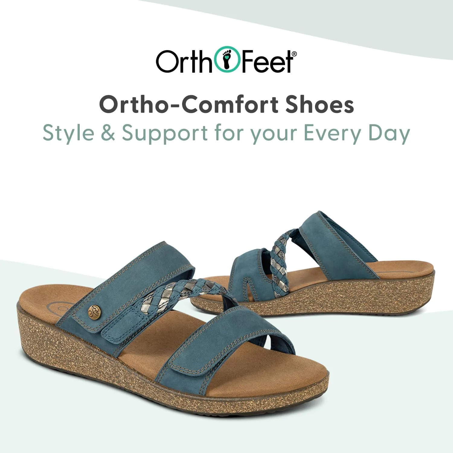 Orthopedic Women's Orthopedic Leather Carrie Sandals