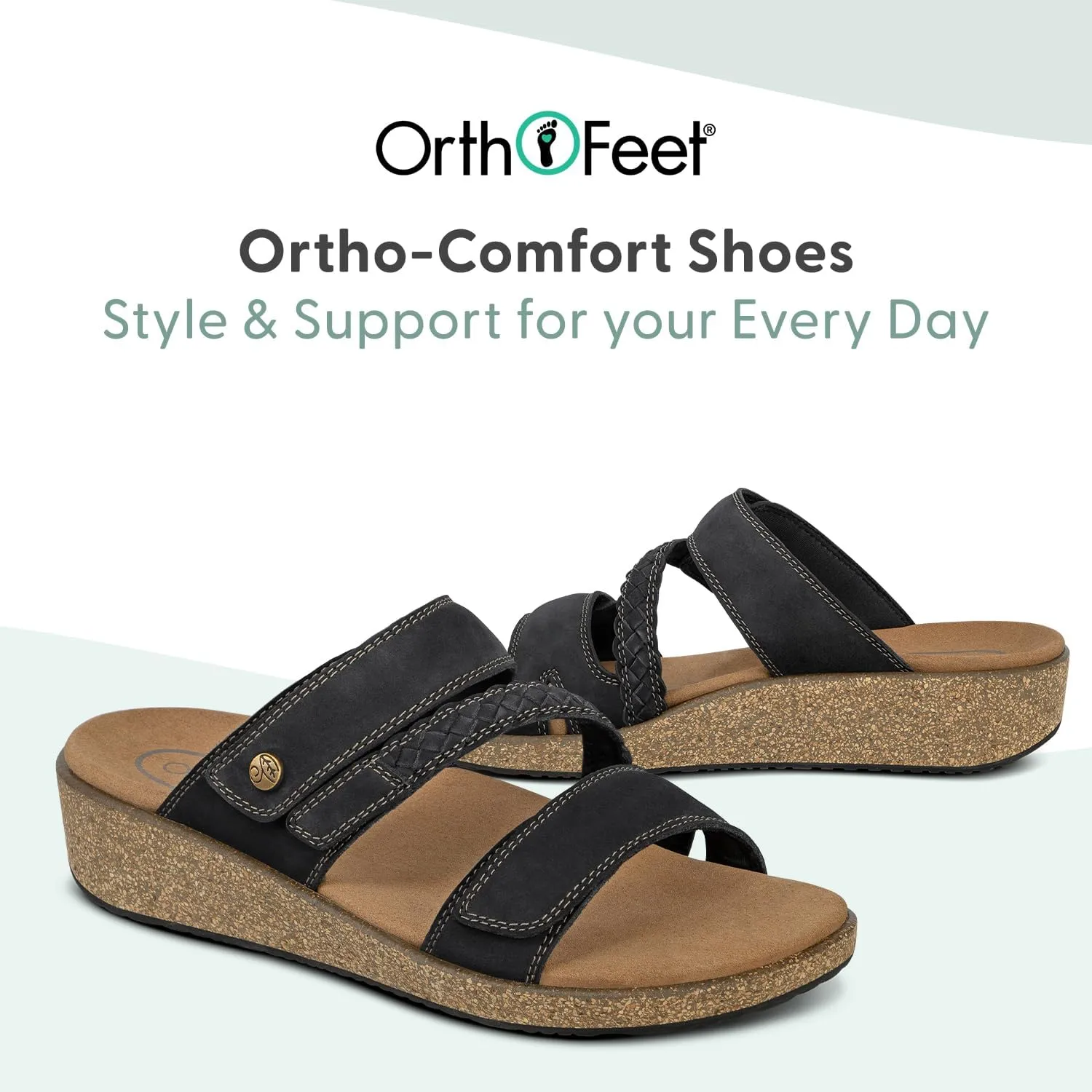 Orthopedic Women's Orthopedic Leather Carrie Sandals