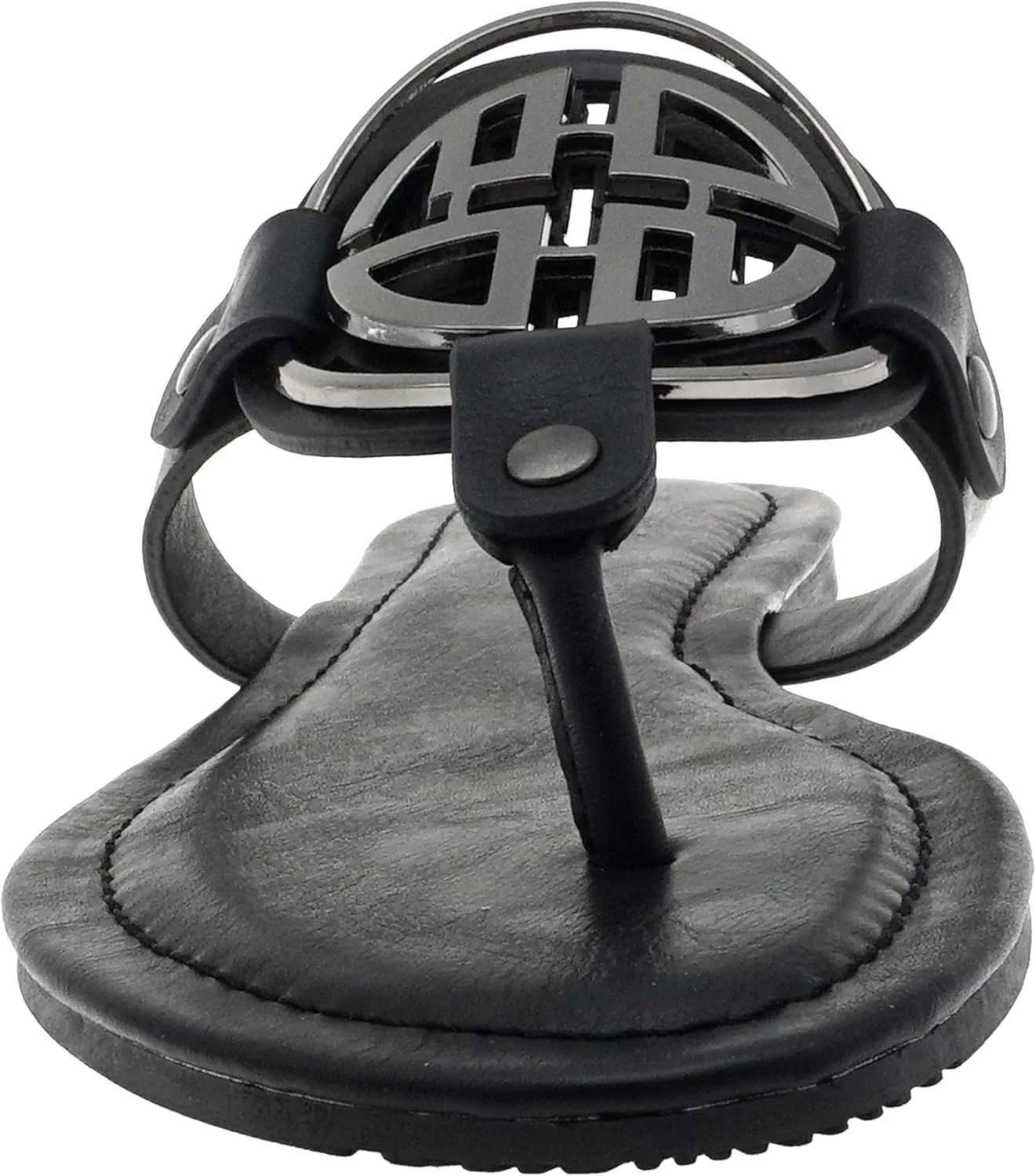 Pierre Dumas Women's Limit-24 Vegan Flip Flop Thong Slide Flat Sandal