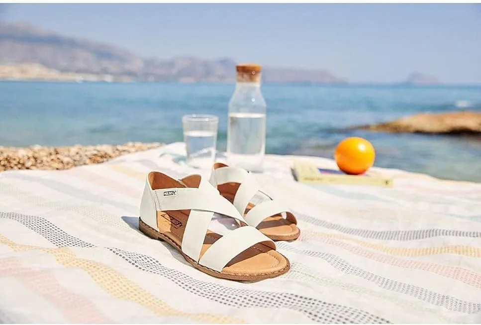 PIKOLINOS Flat Sandals Leather Algar for Woman