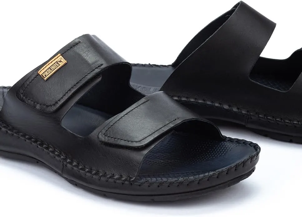 PIKOLINOS Flat Sandals Leather Tarifa for Man