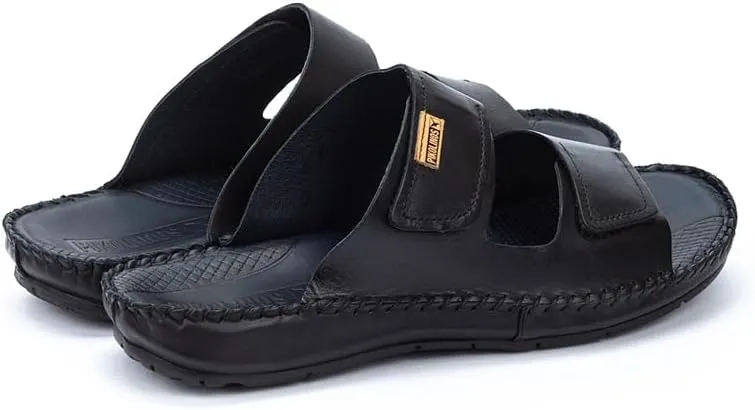 PIKOLINOS Flat Sandals Leather Tarifa for Man