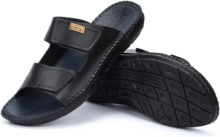 PIKOLINOS Flat Sandals Leather Tarifa for Man