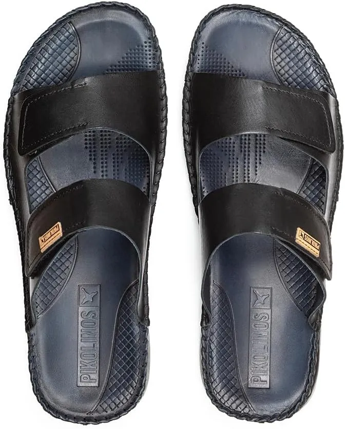 PIKOLINOS Flat Sandals Leather Tarifa for Man