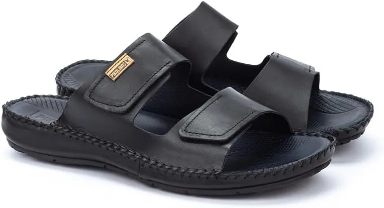 PIKOLINOS Flat Sandals Leather Tarifa for Man