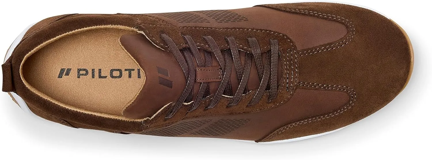 Piloti Icona Driving Shoes for Men, Italian Suede Performance Everyday Driving Sneakers for Men