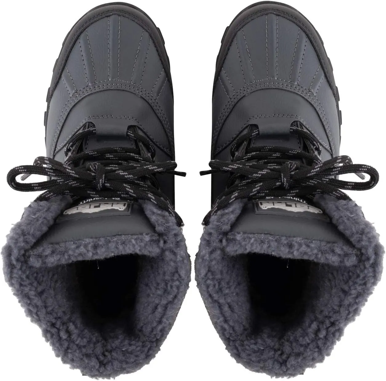 POLAR Mens Thinsulate Fully Lined Waterproof Deep Tread Durable Rubber Shell Thermal Winter Rain Snow Boots