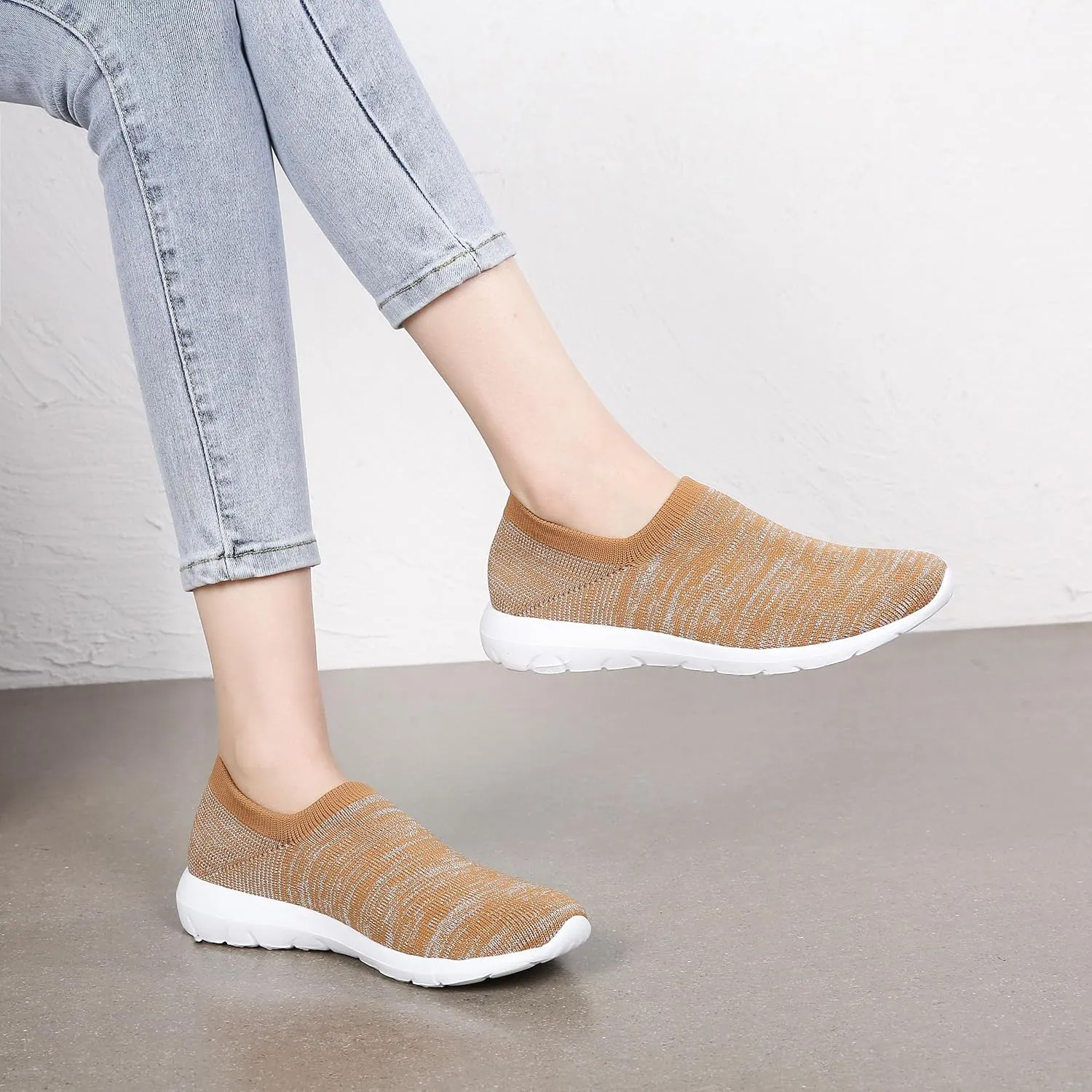 Pt&Hq Comfortable Tennis Running Shoes for Women Lightweight and Slip On Sneakers Casual Women's Walking Shoes