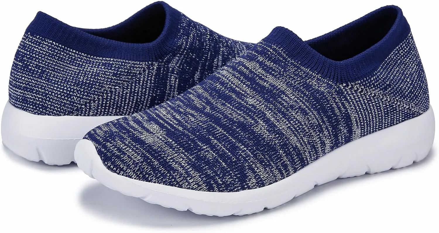 Pt&Hq Comfortable Tennis Running Shoes for Women Lightweight and Slip On Sneakers Casual Women's Walking Shoes