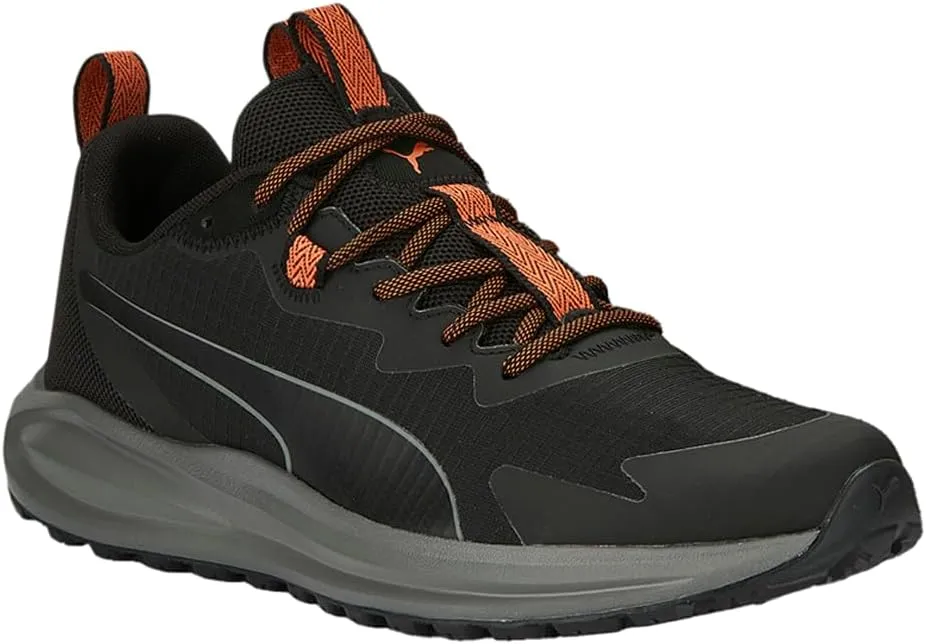 Puma Mens Twitch Runner Trail Trail Running Sneakers Shoes - Black