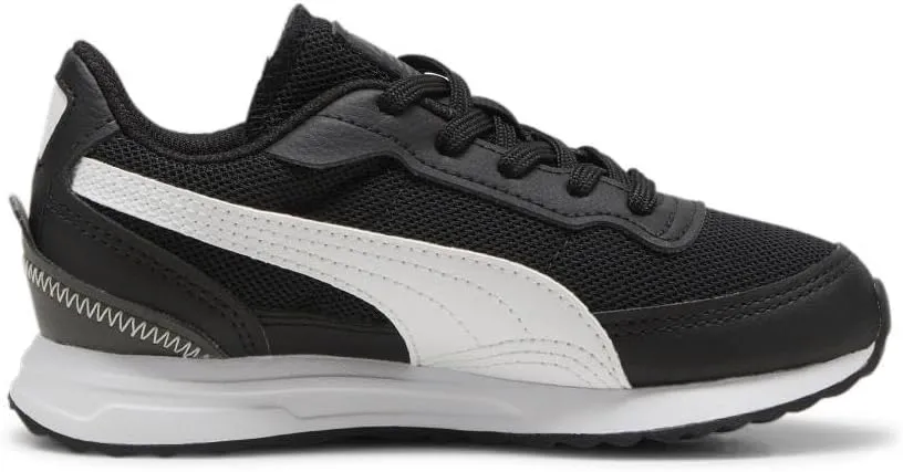 PUMA Unisex-Child Shoes Road Rider Sneaker, Navy-Yellow Sizzle, 12.5 US Little Kid