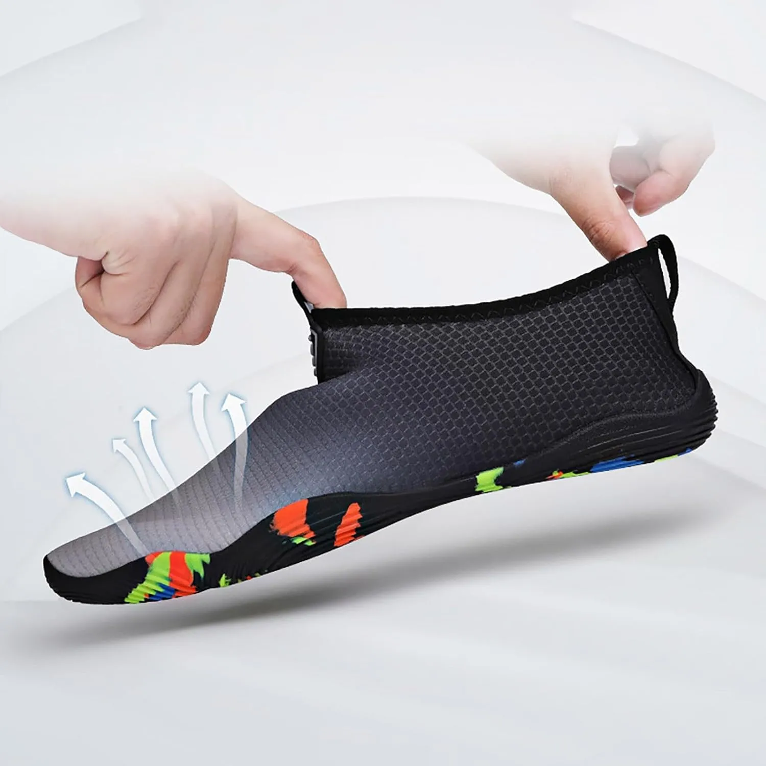 Quick Dry Water Shoes Women Men Barefoot Aqua Beach Swim Pool Surf Yoga Hiking Breathable Non Slip Lightweight Wide Toe Outdoor Sports