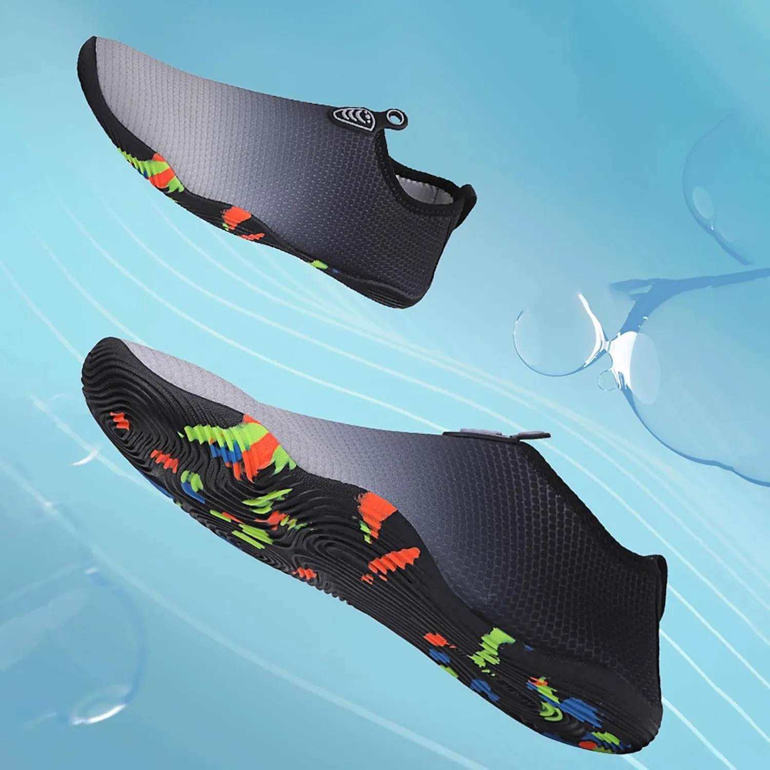 Quick Dry Water Shoes Women Men Barefoot Aqua Beach Swim Pool Surf Yoga Hiking Breathable Non Slip Lightweight Wide Toe Outdoor Sports